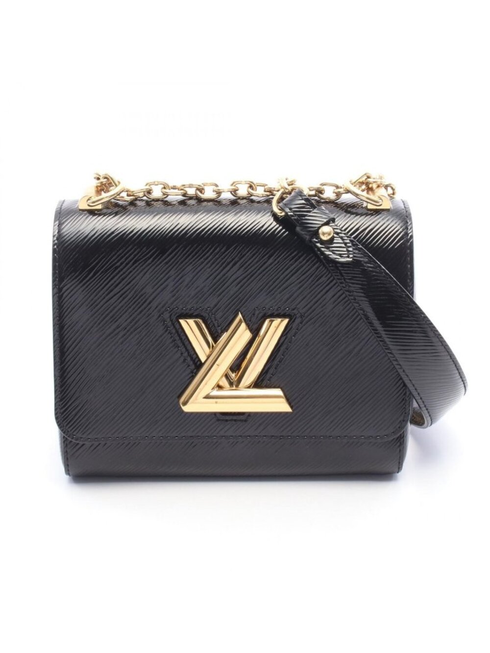 Louis Vuitton Shoulder Bag Twist PM Epi Electric Noir Leather